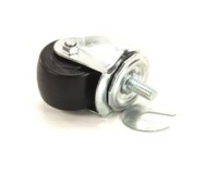 CASTOR 2-1/2 W/O BRAKE SILVER