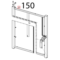 Inner glass spacer for oven Tecnoinox EFC06M