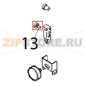 Frame pin Angelo Po FM1011E2 Frame pin Angelo Po FM1011E2Запчасть на деталировке под номером: 13