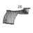Griglia dx bombata Sigma BMR 80