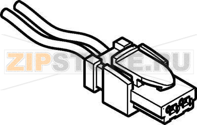 Розетка штекерная с кабелем Festo NEBV-HSG2-KN-0.5-N-LE2 