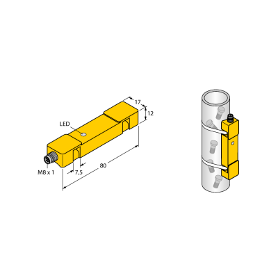 Датчик индуктивный Turck NI20U-TS12-AN6X2-V1131 