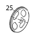 Stainless steel pulley Viatto HLS-1650A Stainless steel pulley Viatto HLS-1650AЗапчасть на деталировке под номером: 25