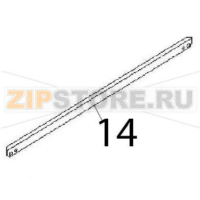 Bracket &quot;L&quot; Angelo Po 1G1PE2EV Bracket "L" Angelo Po 1G1PE2EVЗапчасть на деталировке под номером: 14