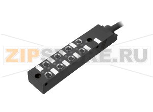 Соединительный блок Splitter box M8 V3-8A-E2-10M-PUR Pepperl+Fuchs Описание оборудованияSplitter box 8&nbspx&nbspM8 single allocation, with trunk cable