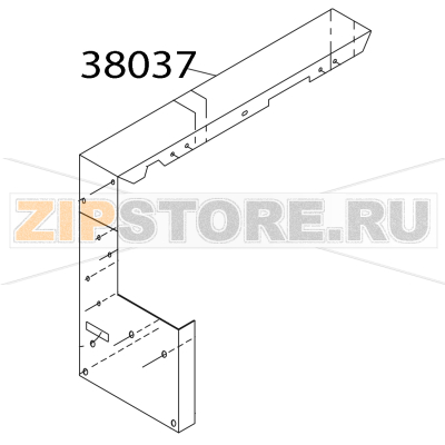 Cover, PCB Zebra 105SE Cover, PCB Zebra 105SEЗапчасть на деталировке под номером: 38037