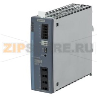 SITOP, блок питания PSU6200 24 V/10 A, стабилизированный блок питания Вход: ~400 - 500 В Выход: =24 В/10 A, диагностический интерфейс Siemens 6EP3434-7SB00-3AX0
