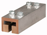 Зажим для соединения шин, 1600 для T-профиля, L=150 мм Eaton BBT-CU-BAR500/720-150