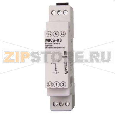 Реле контроля обрыва фаз 230 В/AC, 40% Entes MKS-03 