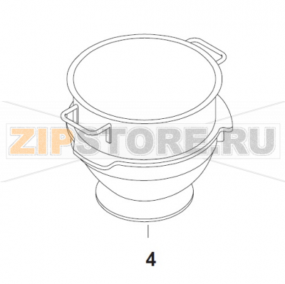 40/20L Bowl SS Acidproof Bear Varimixer AR40 VL-1S                                                                        40/20L Bowl SS Acidproof Bear Varimixer AR40 VL-1SЗапчасть на сборочном чертеже под номером: 4Название запчасти на датском&nbsp;языке: 40/20L Bowl SS Acidproof Bear Varimixer AR40 VL-1S