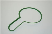 CORNICETTA PLASTICA VERDE