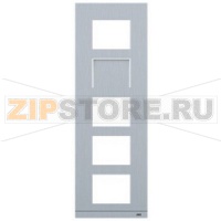 Рамка для станции видеовызова, 1/5, алюминий ABB 2TMA200160A0007