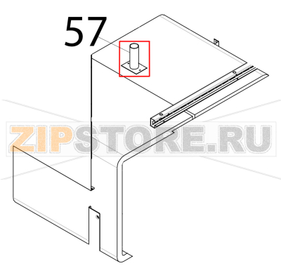 Assieme di saldatura tubo scarico vapore Tecnoeka KF 966 D AL UD Assieme di saldatura tubo scarico vapore Tecnoeka KF 966 D AL UDЗапчасть на деталировке под номером: 57