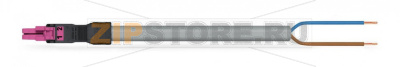 pre-assembled connecting cable; Eca; Socket/open-ended; 2-pole; Cod. B; Control cable 2 x 1.5 mm; 4m; 1,50 mm; pink Wago 891-8992/106-407 Protected against mismating and maintenance-freeLow profile with 4.4 mm pole spacingComponents can be clearly printed on and color-coded to meet custom requirements....