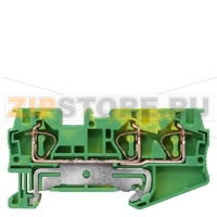 КЛЕММА РЕ ПРУЖИННОЕ ПОДСОЕДИНЕНИЕ, 3 ПОДСОЕДИНЕНИЯ: 0.5 - 4 MM2, ШИРИНАH: 6.2 MM, ЗЕЛЕНО-ЖЕЛТАЯ Siemens 8WH2003-0CG07