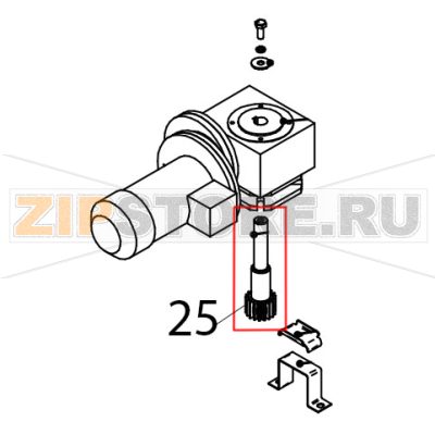 Вал-шестерня Abat ЛГ-250Ч-02 Вал-шестерня Abat ЛГ-250Ч-02Запчасть на деталировке под номером: 25