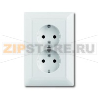 Розетка двойная ABB 2CKA002014A1463
