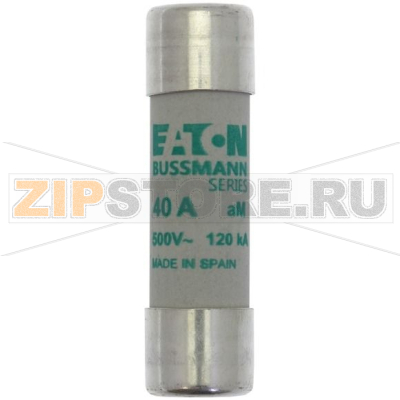 Предохранитель, 40 A, AC 500 В, 120 кА, 14x51 мм, aM, IEC Eaton CYL FUSE &gt;STR &gt;14x51 40A GG 500 