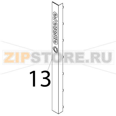 Fascia cruscotto Angelo Po FX201G3 Fascia cruscotto Angelo Po FX201G3Запчасть на деталировке под номером: 13