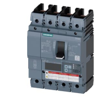 Автоматический выключатель 3VA6 UL frame 250 breaking capacity class L 150kA @ 480V 4-pole, line protection ETU860, LSIG, In=250A overload protection ir=100A ...250A short circuit protection Isd=0,6..10x In, iI=1,5..10x In neutral protection adjustable (o