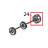 Hexagon nut Sato M84Pro