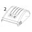 Cover assembly for gray models Zebra ZD230 Direct Thermal