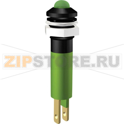 Лампа светодиодная 24 В/DC, индикаторная, зеленая Signal-Construct SWRU08724 