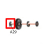 E-Ring/Φ4.0*9.0*0.6T/mm(BK) Godex EZ-2300 plus