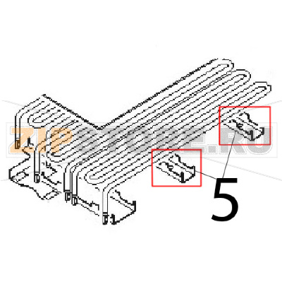 Guida resistenze Angelo Po 0G1BR3E Guida resistenze Angelo Po 0G1BR3EЗапчасть на деталировке под номером: 5