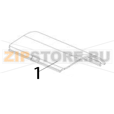 Media window Zebra ZD421 Direct Thermal Media window Zebra ZD421 Direct ThermalЗапчасть на деталировке под номером: 1