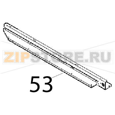 Profilo tenuta sup. Angelo Po 1G1FA0G Profilo tenuta sup. Angelo Po 1G1FA0GЗапчасть на деталировке под номером: 53