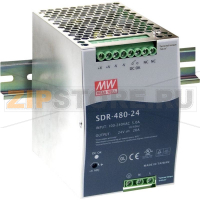 Блок питания на DIN-рейку, 48 В, 10 А, 480 Вт Mean Well SDR-480-48