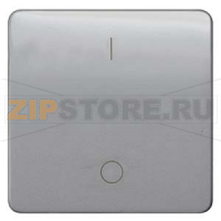 DELTA PROFIL СЕРЕБРЯНЫЙ ВЫКЛЮЧАТЕЛЬ 1 КЛАВИША С O/I СИМВОЛАМИ Siemens 5TG7922