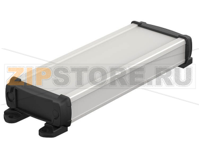 Корпус закрытый, 57.5x22x150 мм, с пластмассовыми крышками Bopla ELP 620-0150 DW 