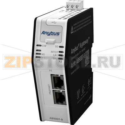 Шлюз сетевой 24 В/DC, USB, RJ-45, Ethernet, 1 шт Anybus AB9007 
