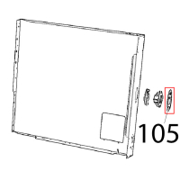 Right door latch cap Unox XVC 205E