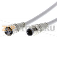 Кабель с разъемом М12 Omron XS2W-D421-G81-F