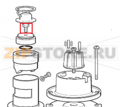 Schraube von s.n. 03995 Scotsman AF 200  Schraube von s.n. 03995 Scotsman AF 200Запчасть на 