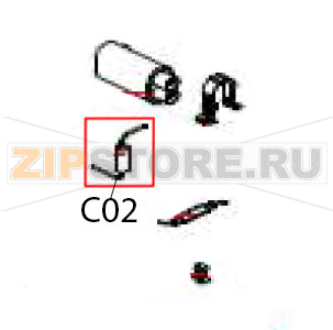 H.V. diode Hurakan HKN-WP900G H.V. diode Hurakan HKN-WP900GЗапчасть на деталировке под номером: C02
