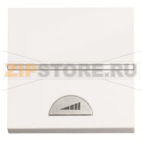 Механизм электронного клавишного светорегулятора 40-450 Вт, двухмодульный, альпийский белый ABB 2CLA226000N1101