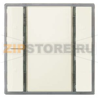 Клавиша, двойная, без светодиода состояния, титаново-белый Siemens 5WG1222-2DB12