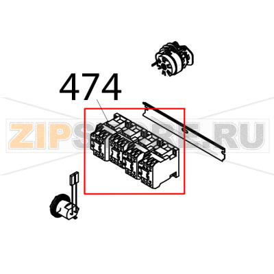 Contactor Piron P920RXS Contactor Piron P920RXSЗапчасть на деталировке под номером: 474
