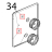 Guarnizione portamotore stamp. Unox XVC 515G