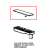 Cap for door upper stirrup Unox XB 893