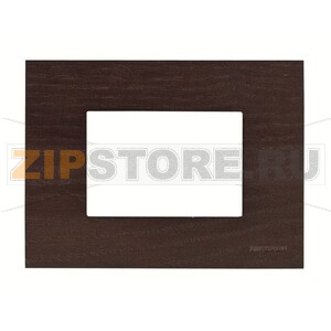 Рамка на 3 модуля, натуральное венге ABB 2CLA247300N2101 