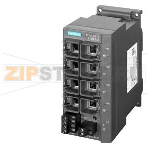 SCALANCE XB108POE НЕУПРАВЛЯЕМЫЙ КОММУТАТОР INDUSTRIAL ETHERNET ДЛЯ 10/100МБИТ/С, 2 X 10/100МБИТ/С RJ45 ПОРТАМИ С ПИТАНИЕМ Ч/З ETHERNET ПОРТЫ И 6 X 10/100 МБИТ/С RJ45-ПОРТАМИ, КОНТАКТ СИГНАЛИЗАЦИИ ОШИБКИ С КНОПКОЙ НАСТРОЙКИ,  СВЕТОДИОДНАЯ ДИАГНОСТИКА, РЕЗЕ 