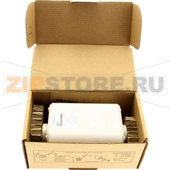 Предохранитель, 900 A, AC 1500 В, size 3, 76x92x125 мм, aR, IEC Eaton FUSE 900A 1500V 3BKN/125 