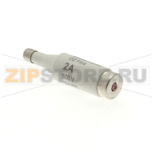 Предохранитель, 2 A, AC 500 В, 100 кА, D1, 13.2x6 мм, gL/gG, IEC с задержкой Eaton FUSE-D1 2A T 