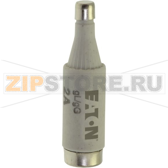 Предохранитель, 2 A, AC 500 В, 100 кА, D1, 13.2x6 мм, gL/gG, IEC с задержкой Eaton FUSE-D1 2A T 