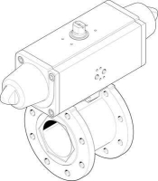 Кран шаровой с приводом Festo VZBC-100-FF-16-22-F0710-V4V4T-PS240-R-90-4-C